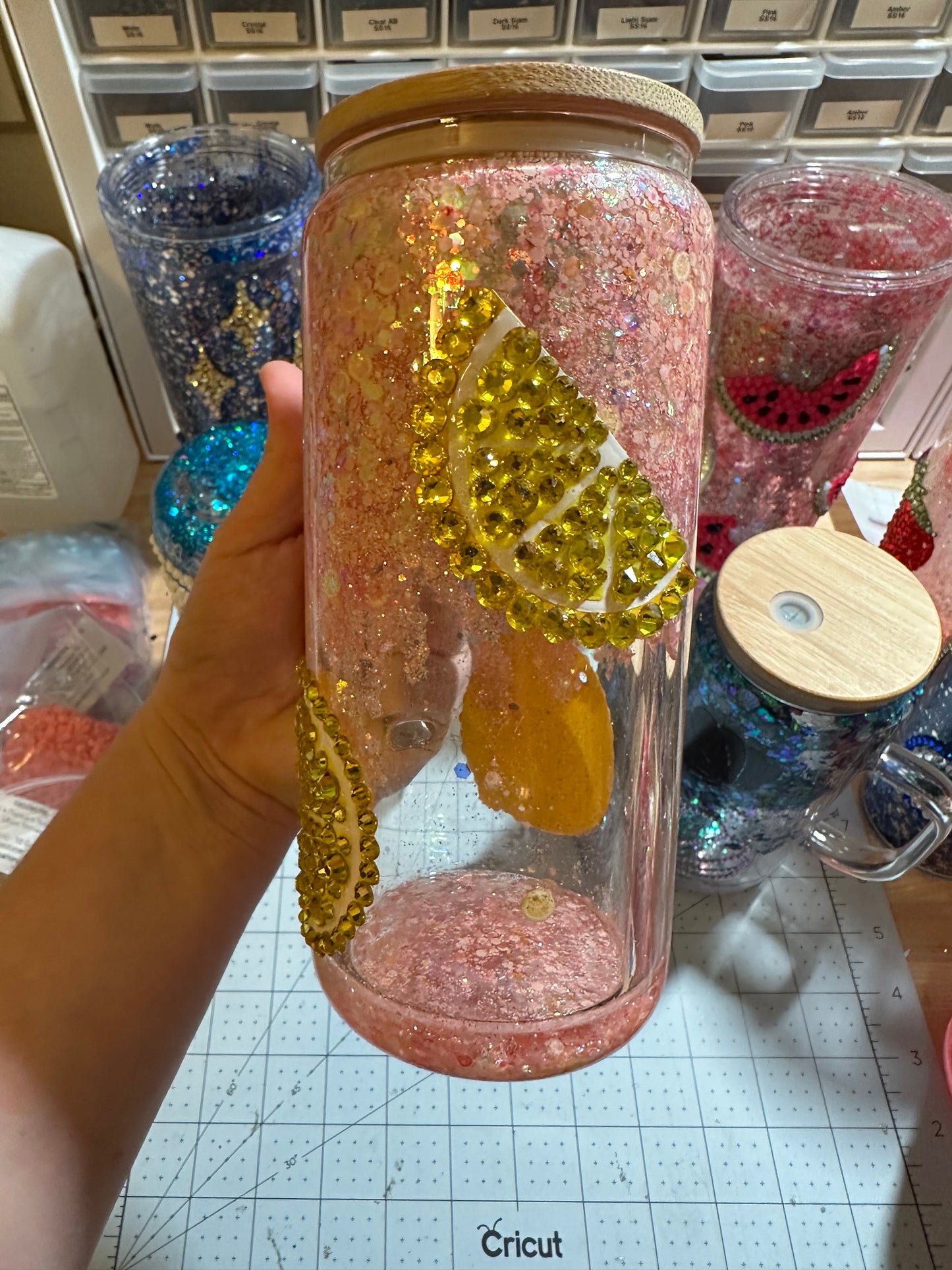 When life gives you lemons Glass Can