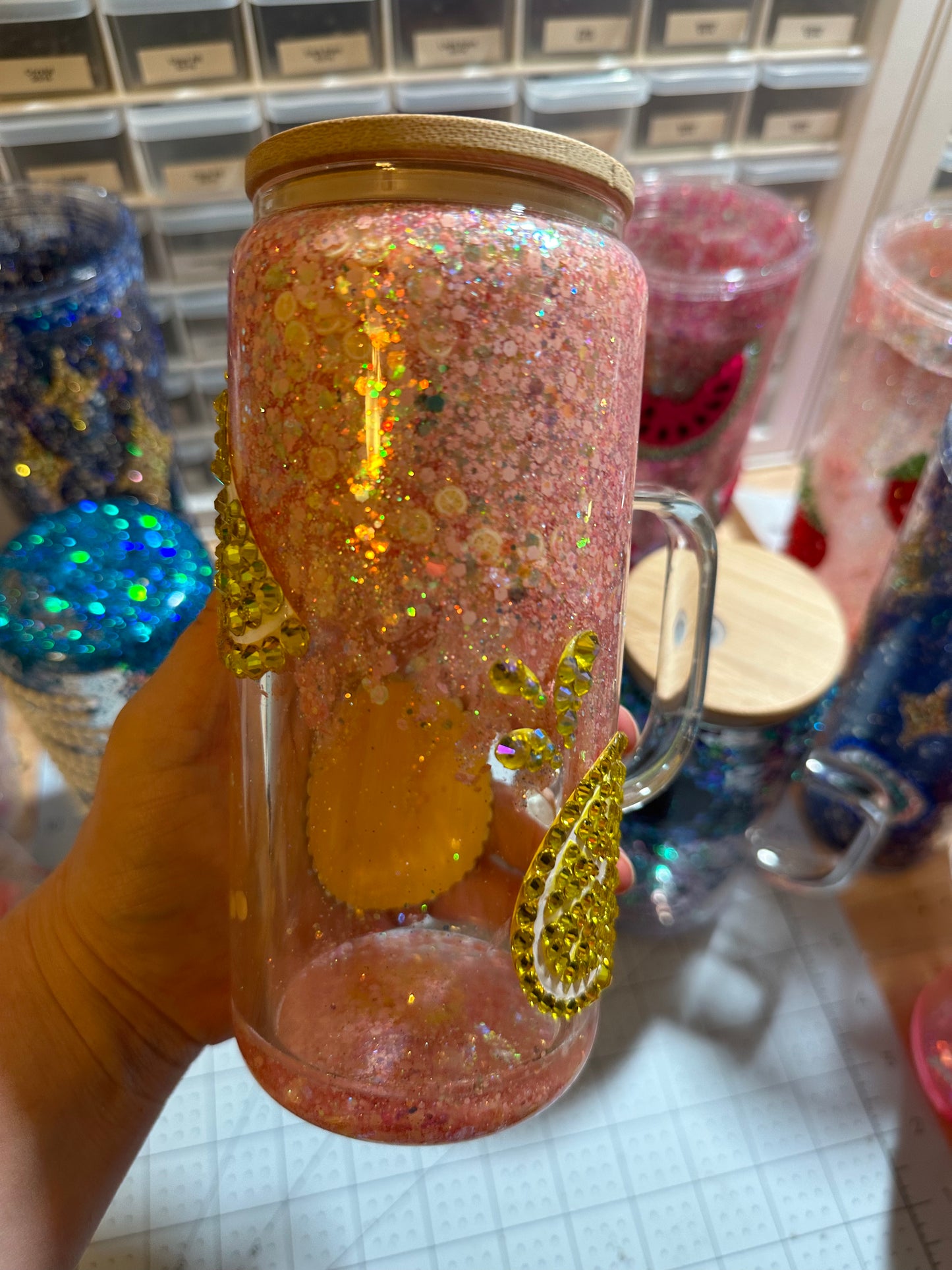 When life gives you lemons Glass Can