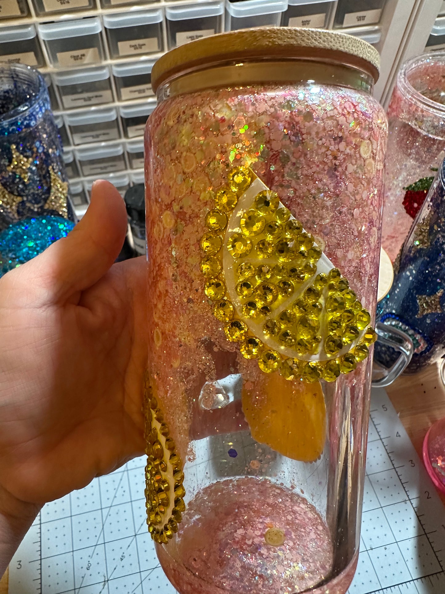 When life gives you lemons Glass Can