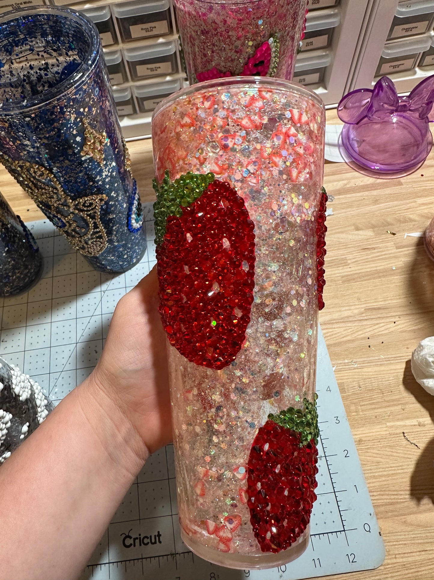 Strawberry Baby Snow Globe