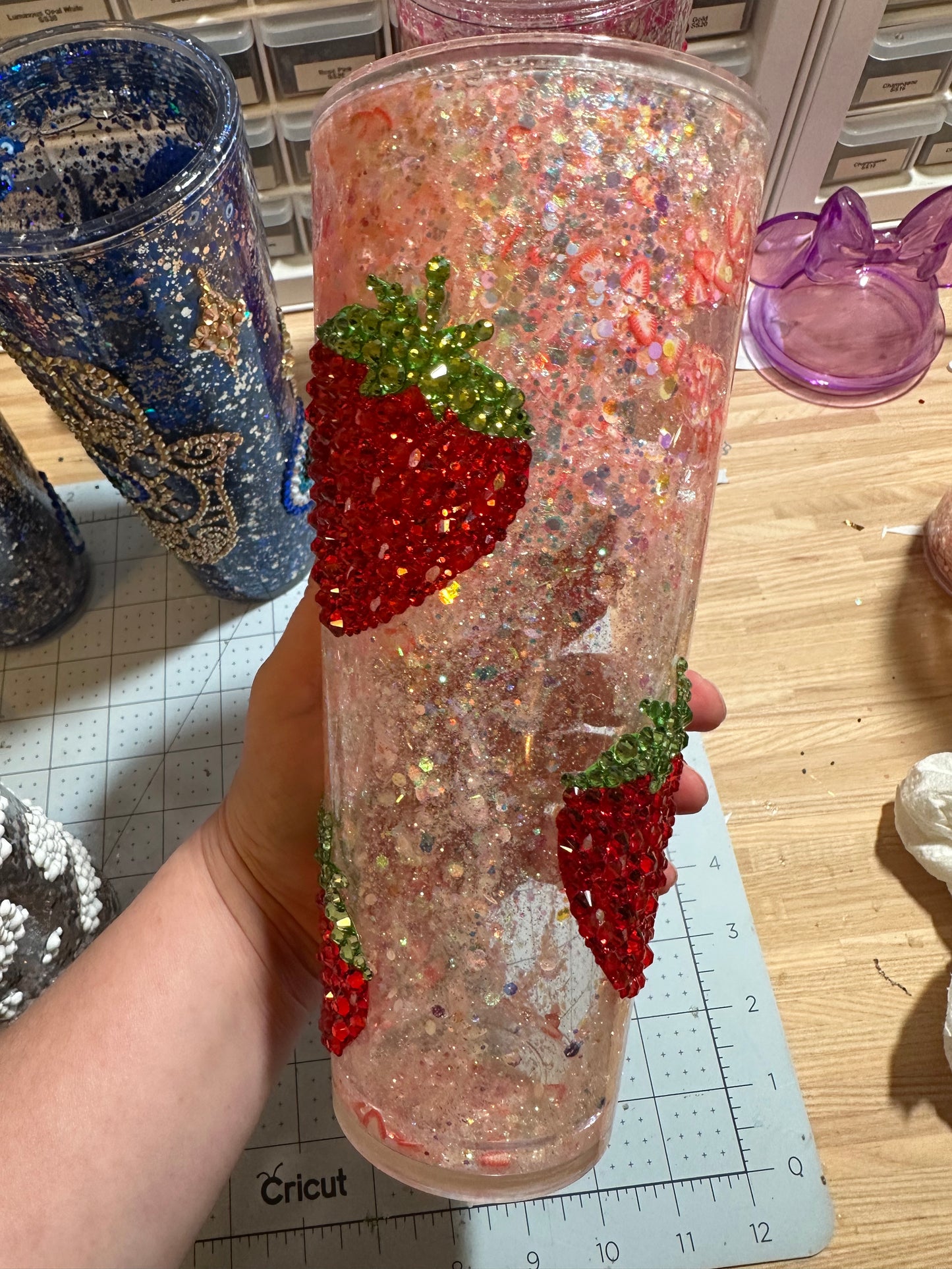 Strawberry Baby Snow Globe